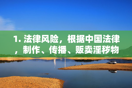 1. 法律风险，根据中国法律，制作、传播、贩卖淫秽物品可处拘留、罚款，情节严重者将承担刑事责任，制作传播贩卖淫秽物品的法律风险