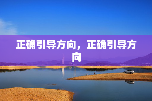 正确引导方向,正确引导方向 正确引导方向,正确引导方向
