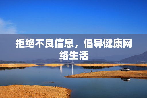 拒绝不良信息，倡导健康网络生活