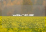 CSGO 控制台刀代码全解析