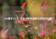 LOL新手入门，手把手教你游戏与心计的宝典