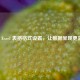 WPS Excel 表格格式设置，让数据呈现更清晰
