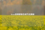 Steam巫师徽章合成 *** 揭秘