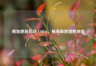 用加速器启动 COD16，畅享极致游戏体验