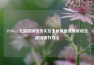 PUBG，无需滤镜调色实现出色画面效果教程及滤镜调节 *** 