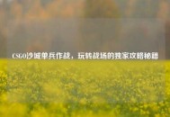 CSGO沙城单兵作战，玩转战场的独家攻略秘籍