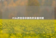 PUBG改变命中颜色的全面攻略
