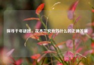 探寻千年谜团，花木兰究竟姓什么的正确答案