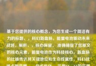 基于您提供的核心概念，为您生成一个简洁有力的标题，，科幻新血脉，能量电池驱动未来战场，解析，，核心保留， 准确捕捉了您原文的核心元素，能量电池作为科技核心，新血脉的比喻传达其关键地位和生命线属性，科幻战场点明背景。，句式优化， 采用XX，XX的常用标题结构，主标题点明主题核心（科幻新血脉），副标题具体阐释（驱动未来战场），简洁有力。，动词强化， 将新血脉的比喻概念转化为更直观的动作驱动，增强了画面感和能量电池作为引擎的推动作用。，情境代入， 未来战场比战场更能直接体现科幻感，并与驱动结合，点明了