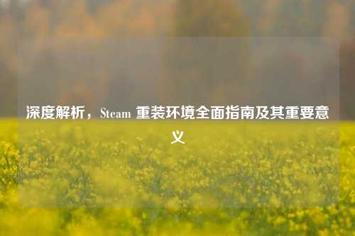 深度解析，Steam 重装环境全面指南及其重要意义