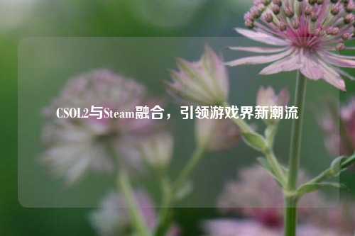 CSOL2与Steam融合,引领游戏界新潮流