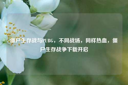 僵尸生存战与PUBG,不同战场,同样热血,僵尸生存战争下载开启