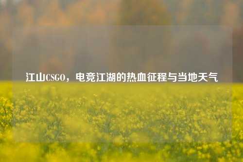 江山CSGO,电竞江湖的热血征程与当地天气