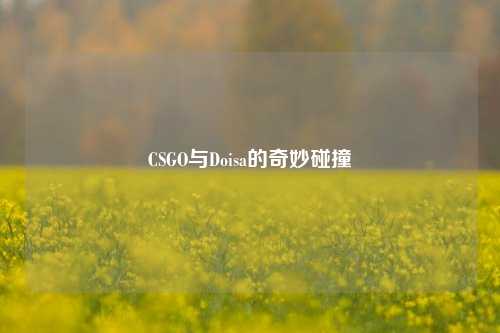 CSGO与Doisa的奇妙碰撞
